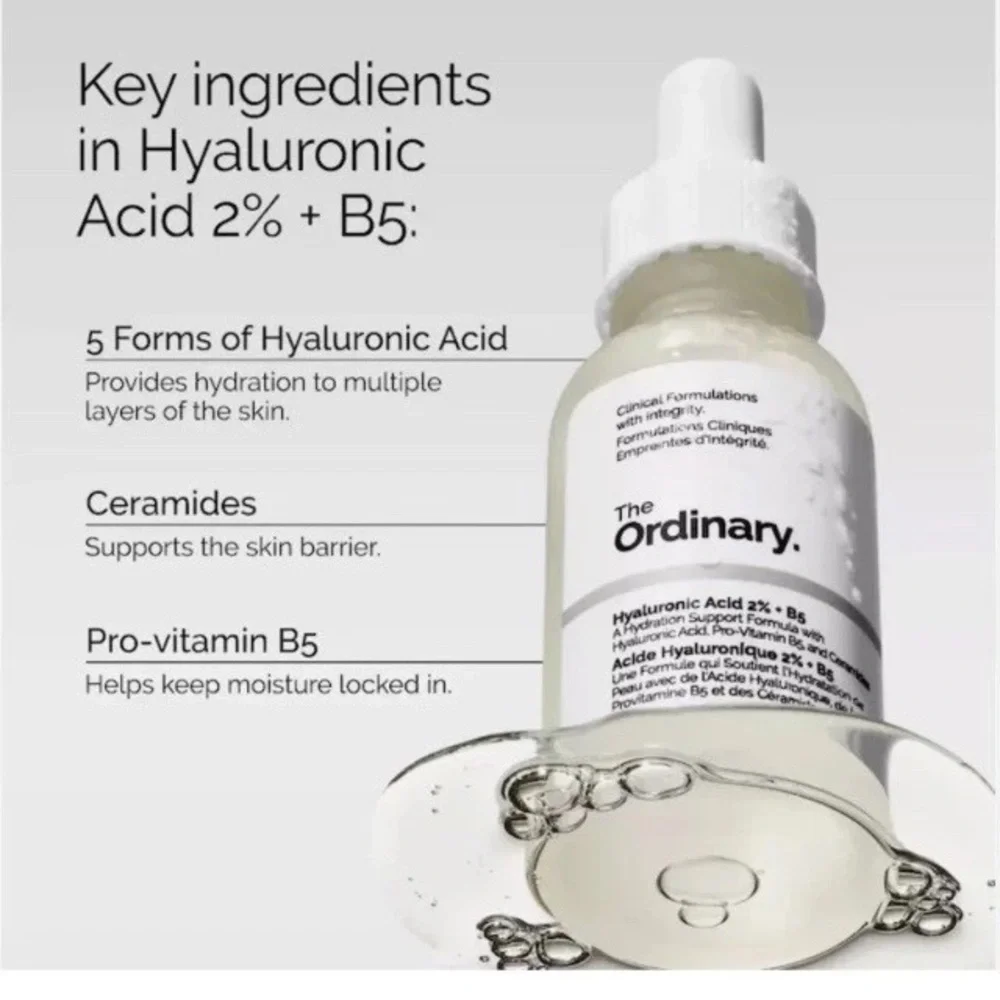 The Ordinary Hyaluronic Acid 2% + B5 Clinical Formula Hydrating Serum Vegan